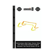 Antrenman Aleti Spor Gereci Okul Seti Scx-1220 Zıplama Engelli Geçmeli Tek Parça Esnek 15 Cm Çok Renkli