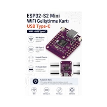 Esp32-s2 Mini Wifi Geliştirme Kartı - Usb Type-c