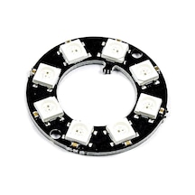 Alkatronik 8 Bit Neopixel Halka Ring Ws2812b 5050 Rgb Led Modül 5050 Adreslenebilir Lamba Kart Full Color Ekran