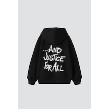 Metallica And Justice For All Baskılı Oversize Unisex Beyaz Siyah