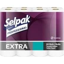 Selpak Professional Extra Çift Katlı Tuvalet Kağıdı 24 Rulo