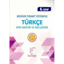 Karekök Yayınları 6. Sınıf Modüler Piramit Sistemiyle Türkçe Konu