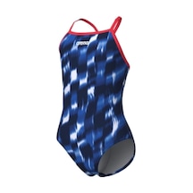 Arena G Wave Swimsuit Lightdrop Back Mavi Kız Çocuk Mayosu 011740200 Çok Renkli