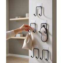 5 Adet Yapışkanlı Duvar Askısı Çok Amaçlı Mutfak Banyo Düzenleyici Diğer