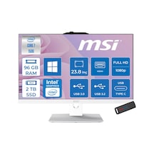 MSI MODERN AM242P 1M-2288NEUH34 Core 7 150U 96 GB 2 TB SSD 23.8" W11H AIO Masaüstü Bilgisayar