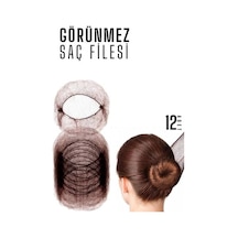 Kahve Saç Filesi Görünmez 12 Adet 720099