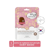 Kafein Ve Seramid İçeren Koyu Ve Yorgun Citler İçin Kağıt Maske Esfolio Ceramide Caffeine Mask