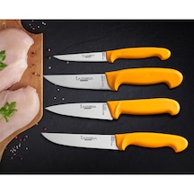 Lazbisa Mutfak Bıçak Seti Et Sebze Meyve Ekmek Bıçak Şef 4lü
