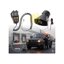 Space Power Siren 100w Pro: 7 Sesli Acil Durum İkaz Ve Uyarı Sistemi Motorsiklet-araba-kamyon
