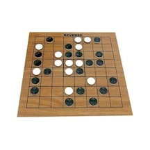 Ahşap Reversi Mantık Oyunu Akıl Strateji Reversi Oyunu 29x29