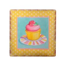 Decotown Duvar Panosu 40 40 Cup Cake Muffin Motifli Duvar Süsü Belirtilmemis