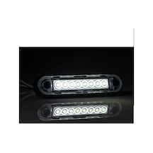 Frıstom 12v-36v Parmak Lamba 8-ledli Kablolu Beyaz 120 28 Mm