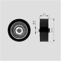 ORS PK6203-65X23 V KAYIŞ GERGİ RULMANI PALIO ALBEA LINEA DOBLO FI