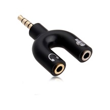Store Kulaklık Mikrofon Ayırıcı Çoklayıcı 3.5mm Splitter Switch Stereo Dönüştürücü Al4456