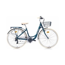 Carraro Juliet 28 Jant Shimano 21 Vites Şehir Ve Gezi Bisikleti Mat Mavi - Krom - Krem