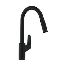 Hansgrohe Focus M41 Eviye Bataryası Spiralli Satin Siyah 31815670