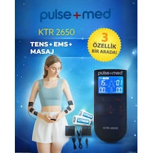 Pulsemed Ktr-2650 Şarjlı Entegre Elektronik Terapi Cihazı Tens + Ems + Masaj Şarj Edilebilir