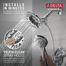 4-spray In2ition Çift Duş Başlığı, El Spreyi, Krom Duş Başlığı, Hortumlu Duş Başlığı, Duş Başlıkları Ve El Duşları, El Duş Başlıkları, Çıkarılabilir Duş Başlığı, Krom 58499 Açık Mavi