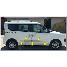 Markadan Fiat Doblo Krom Yan Kapı Çıtası 2010 Sonrası 4 Parça   Pas
