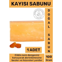 Doğal Güzel Kokulu Cilt Besleyici Yenileyici Saç Dökülmesine Karşı Organik Kayısı Sabunu 1 Adet