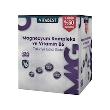 Vıtabest Magnezyum Kompleks & B6 120 Tablet