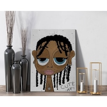 Bk Home The Lazy People Collection Cute Girl Tasarımlı Kanvas Tab (551063688)