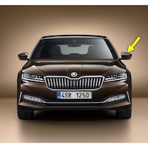 Skoda Superb 3 20-23 Sol Yan Dış Dikiz Ayna Üst Kapağı 3V0857537A
