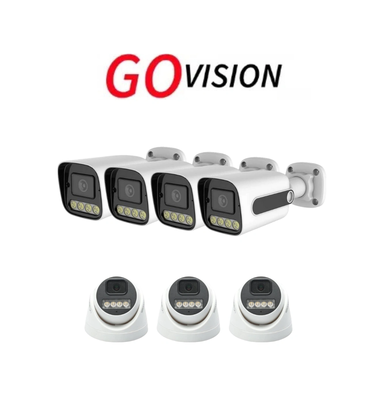 7 Adet 4mp 4k Ultra Ip Kamera