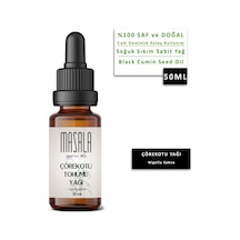 Masala Çörekotu Çekirdeği Yağı 50 ML Soğuk Pres (Black Cumin Seed Carrier Oil)