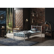 Bedliga Falez Tek Kişilik Metal Karyola 90X190-90X200-120X200