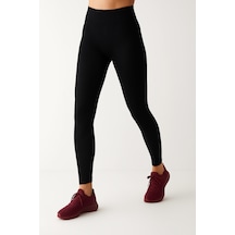 Nbb Kadın Siyah Fitilli Pucka Tayt SiYAH