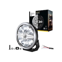 Hella Off-road Valuefit Blade Led Uzun Far Krom 22w 7" Beyaz Isik 1fj357198-001
