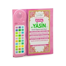Eğitici Sesli Kısa Sûreler Ve Dualar Cihazı Pembe + Öğretici Kitap Seti
