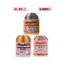 Tedar 3 Adet Altınbaşak Oya Ve Dantel İpi 20 Gr - Royaleks - No: 041 - 701 - 769 Najmaddin (No:1) 8.5Cm X 10.5 Cm