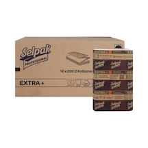 Selpak Professional Selpak Extra Z Katlama Katlı Kat Dispenser Havlu 2400 Adet