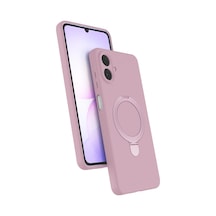 Samsung Galaxy A07 4g Regal Magsafe Standlı Kapak - Açık Pembe 0.2M-Çok Renkli