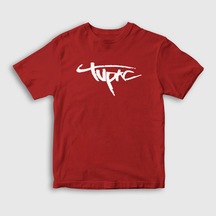 Presmono Unisex Çocuk Logo Tupac Shakur T-Shirt