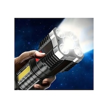 Ers- Usb Şarjlı 4 Modlu El Feneri Çok Renkli
