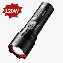 Gold B503 120w 12000 Lümen 8800 Mah Pil, 2000m Menzil, Zumlanabilir, Lcd Ekranlı Siyah