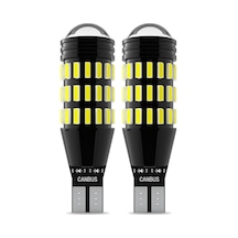 2 Adet T15 W16w 4014 51 Smd Led Arka Geri Vites Lambası, 6500k Beyaz, 779lm, Canbus Hatasız, 12v-24v, 50.000 Saat Ömür