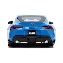 Jada, 253255051, Robotech, Die-cast Metal , Toyota Supra, Serbest Tekerlek, Açılabilen Parçalar Kapı, Kaput Ve Gövde , Max Sterling Figürü, 1:24, 20 Cm Açık Bej