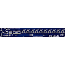 Vu-Metre Devresi - Yağmur Efektli 20 Led Vu-Meter Ne555-Cd4017