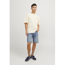 Jack & Jones Erkek Chris 920 Cooper Denim Sort 12252858 Blue Denim