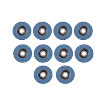 Mufunye Zirkonyum Alümina Aşındırıcı 10'lu Paket - 4.5" Açılı Taşlama İçin Mavi Flap Diskler