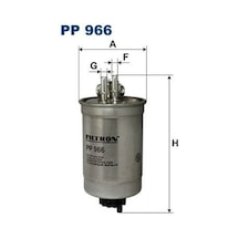 Fıltron Pp966 Mazot Fıltresı Doblo Palıo Sıena Punto Iı 1,9d 00