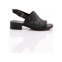 Dgn 015 Kadin Arkadan Bağlamali Sandalet 015-142-R1534 Siyah