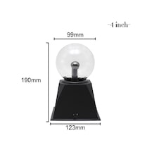 Yenilik Sihirli Kristal Plazma Topu Dokunmatik Lamba 220 V Led Gece Lambası Çocuk Gece Lambası Doğum Günü Noel Çocuk Dekor Hediye Aydınlatma 4in Diğer