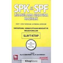 Spf Lisanslama Sınavına Hazırlık Dar Kapsamlı Sermaye Piyasası . N11.1089