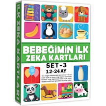 Eğitici Kartlar Erken Eğitim Zeka Kartı 12-24 Ay