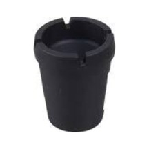 Safe Yuvarlak Kullan At Kokusuz Küllük Metal Beyaz Yuvarlak
